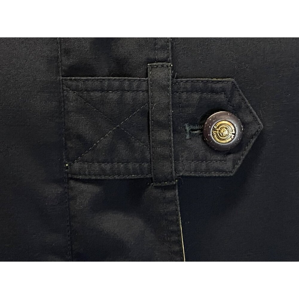 Vintage Misty Harbor Coat Jacket Womens Large L Black Yellow Lining Classic - Picture 8 of 11